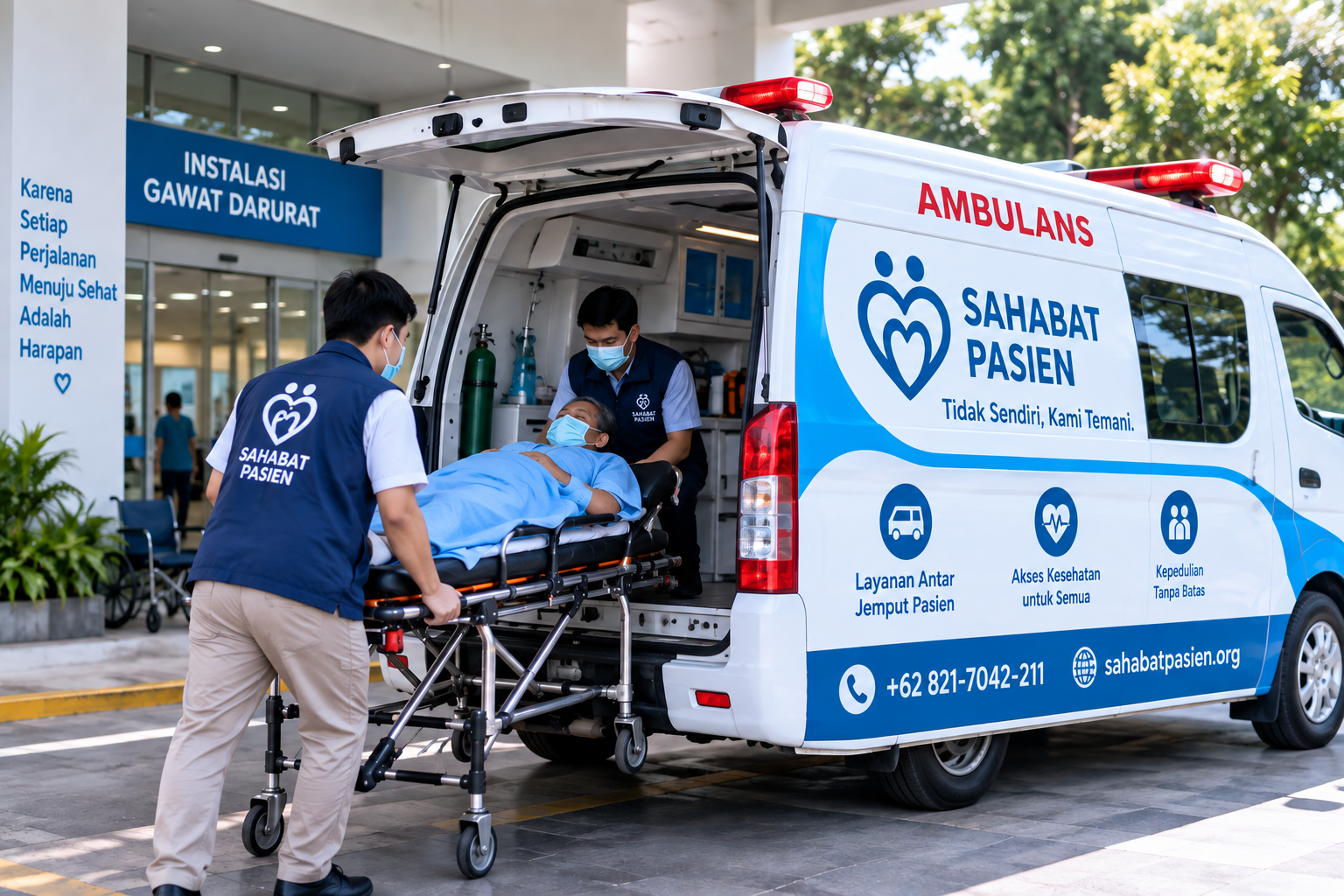 Ambulans & Sahabat Pasien Trans
